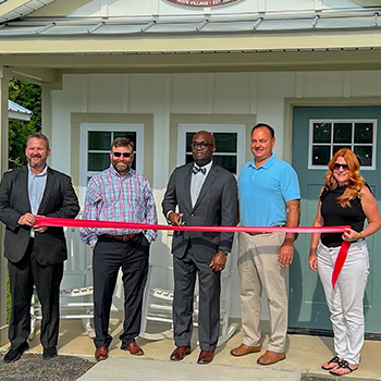 Finklea, Hendrick & Blake LLC and House of Hope Tiny Home Village Ribbon Cutting