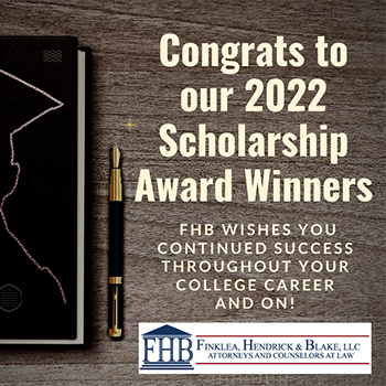 Announcing the Winners of the 2022 Finklea, Hendrick & Blake, LLC Scholarship